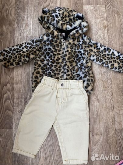 Брендовые вещи на девочку пакетом 68-74 на осень