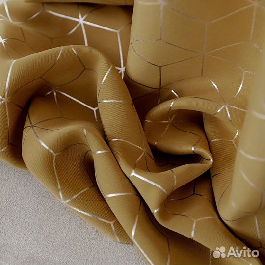 Комплект Шторы и Тюль Гала Амаретто+Вуаль