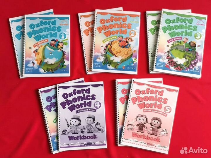 Oxford Phonics World 1, 2, 3, 4, 5 SB+WB