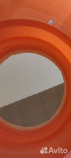 Надувной круг со спинкой и ручками Intex