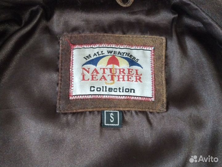 Кожаная куртка мужская