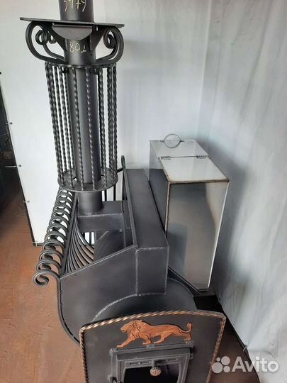 Печь на три помещения 