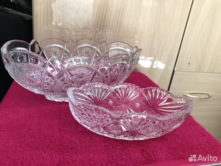 Хрустальная ваза