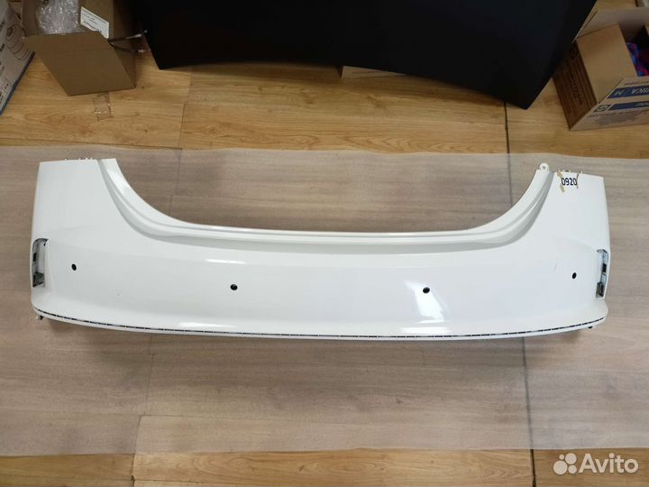 Задний бампер hyundai solaris 2 рестайлинг