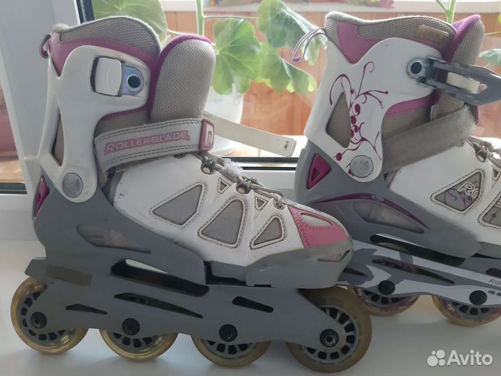 Роликовые коньки размер 32-37