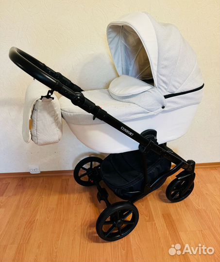 Коляска 3 в 1 pituso confort гелевые колеса