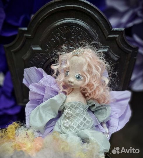 Интерьерная и игровая Кукла Асенька