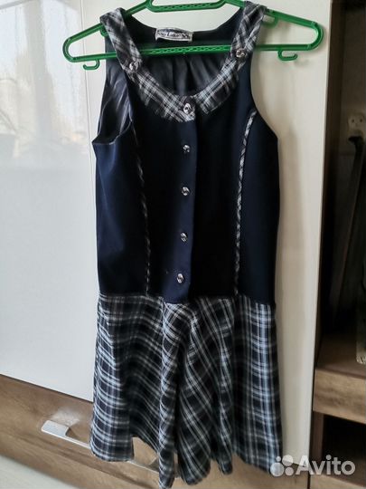 Школьная форма для девочки синяя