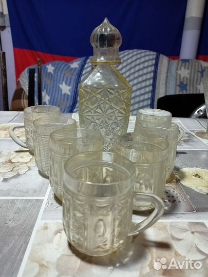 Хрустальные рюмки СССР и стаканы