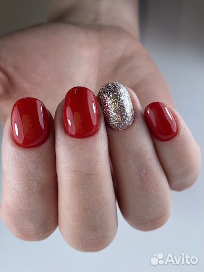 Маникюр,педикюр,покрытие гель-лак,Наращивание