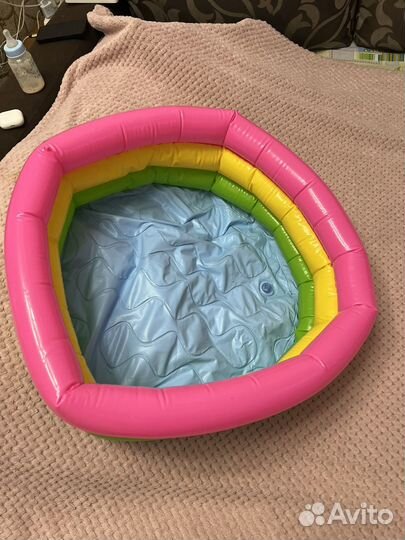 Детский надувной бассейн intex