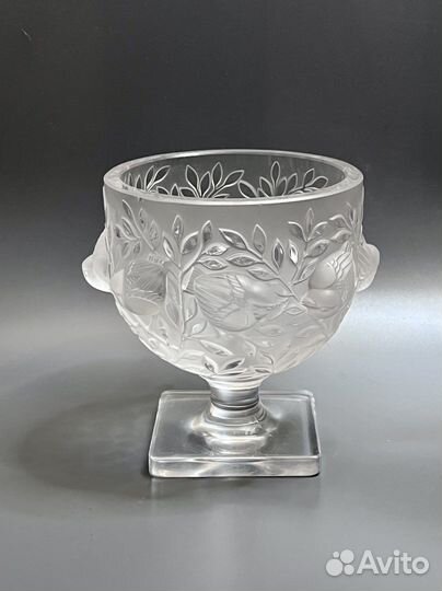 Хрустальная Ваза Lalique Elisabeth 1961г