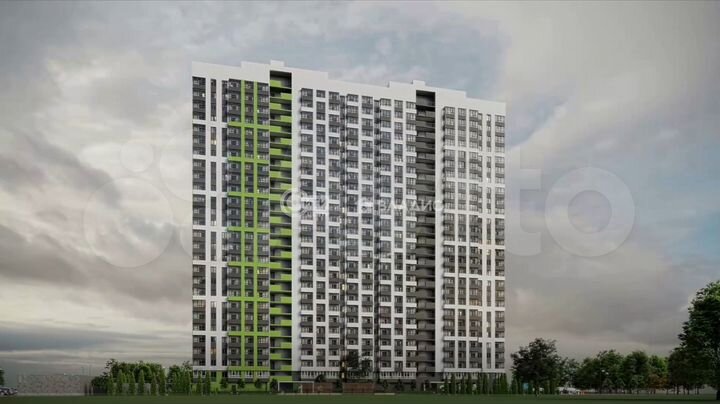 Квартира-студия, 24,1 м², 25/27 эт.