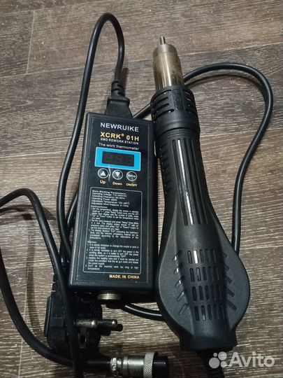 Паяльный фен с насадками