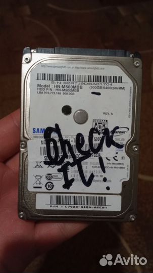 Жесткий(ие) диск(и) WD,Samsung,Seagate 500-1000 гб