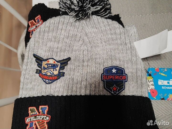 Шапка и шарф комплект