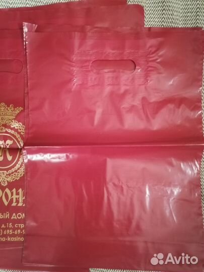 Пакеты с логотипом. Казино 