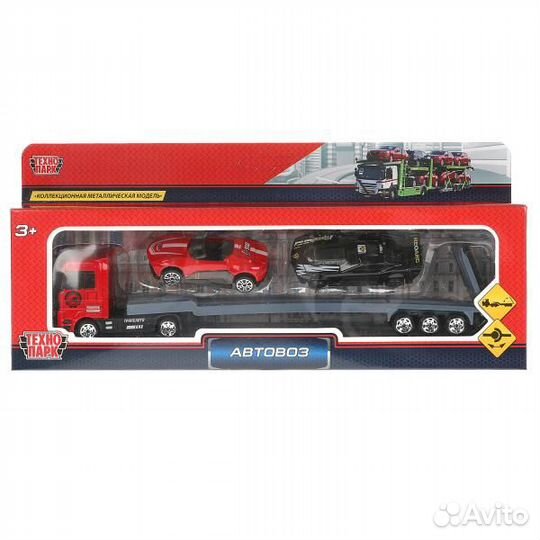 Набор машин Технопарк металл Автовоз 24 см подвижн