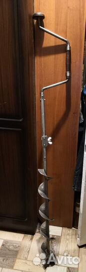 Ледобур из нержавейки, бур для зимней рыбалки