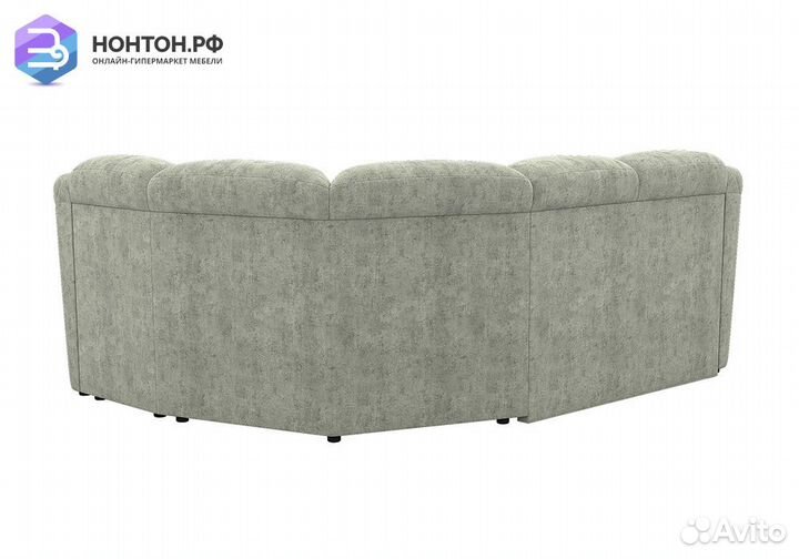 Диван угловой дельфин Соната серый