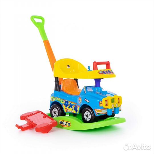 Каталка Джип-Викинг №3 голубой 71903 Полесье