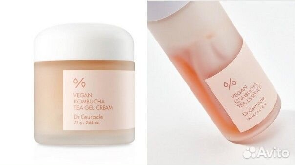 Сэт Крем с комбучей + эссенция 75мл.+150 мл