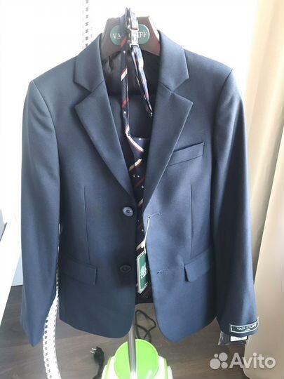 Школьный костюм для мальчика 134 синий