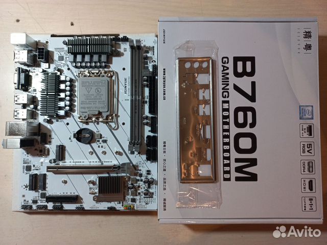 Материнская плата белая gaming b760m lga 1700 купить в Сясьстрое ...
