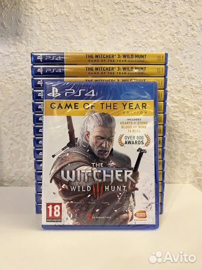 Игра The Witcher 3 Ведьмак PS4 (новый диск)