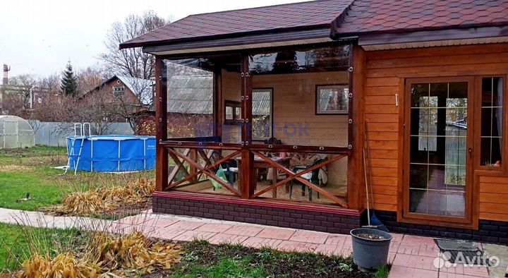 Мягкие окна для террас