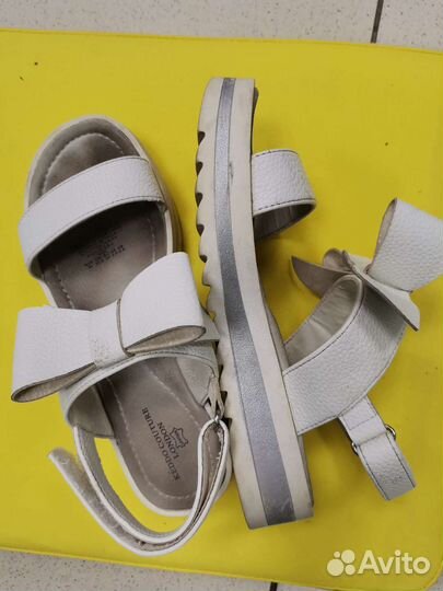 Босоножки натуральная кожа белые 36 размер