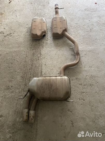 Глушитель tiguan 1 2.0л