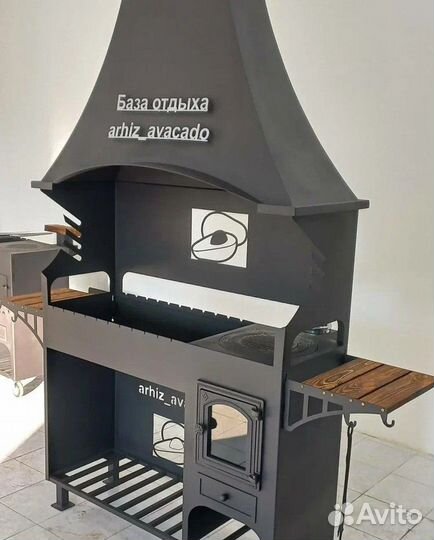 Мангал с вытяжкой