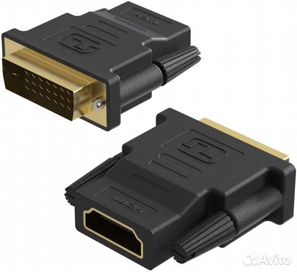 Переходник hdmi - DVI-D (24+1 контакт), новый