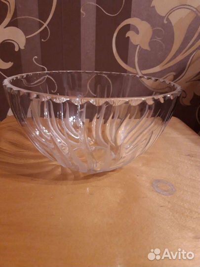 Салатник хрустальный