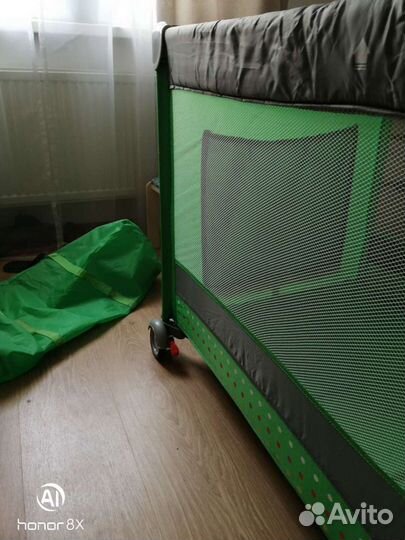 Манеж с 2х сторонним матрасом