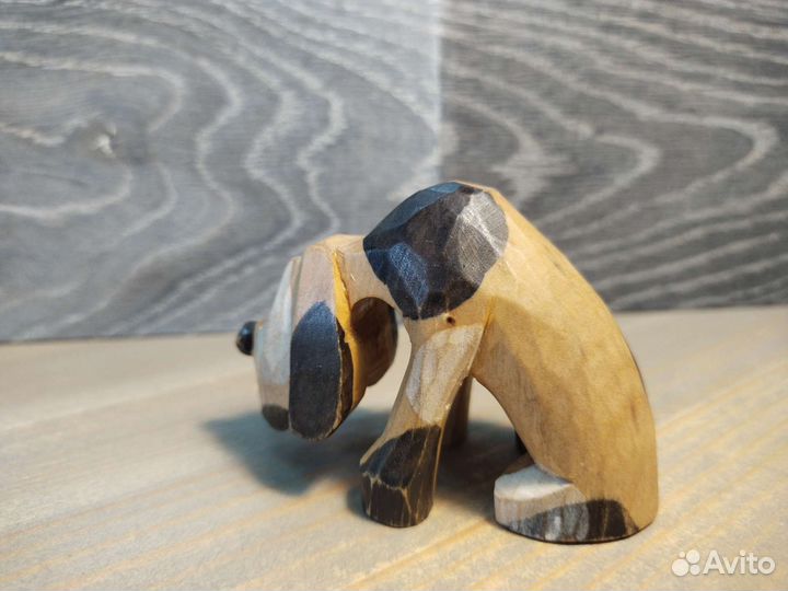 Игрушка деревянная, собака 