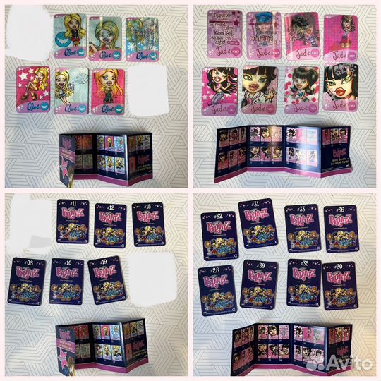 Карточки bratz коллекция