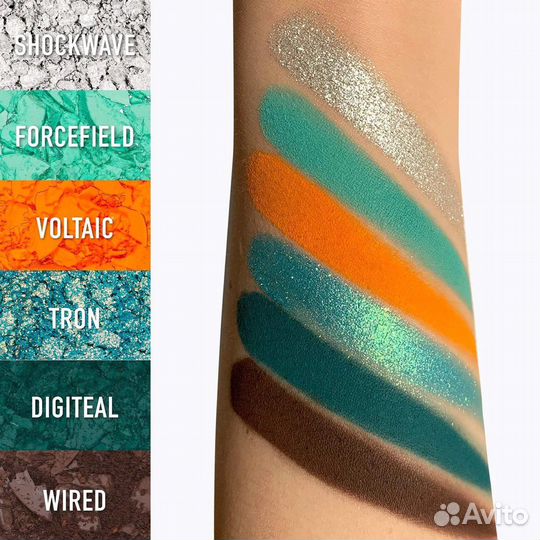 Палетка теней Kaleidos Futurism Electro-Turquoise