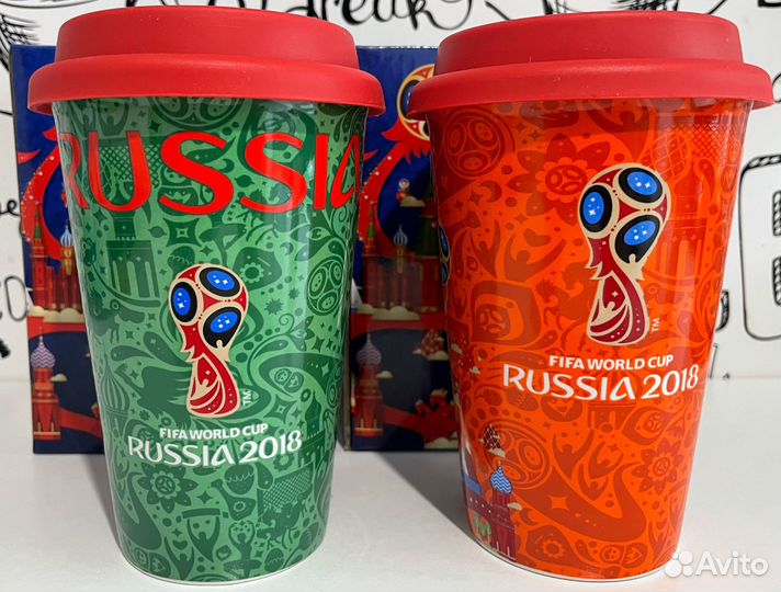 Набор 2 термостакана Fifa (380мл.) Чм 2018