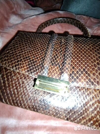 Сумка рептилия винтаж