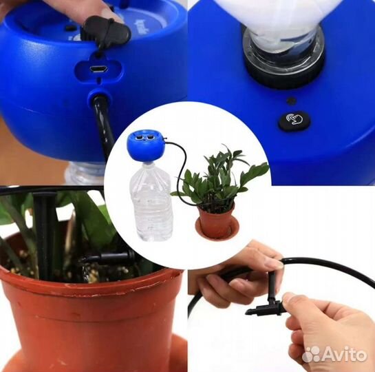 Автоматическая система ирригации-полива цветов