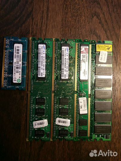Оперативная память DDR, DDR2, DDR3