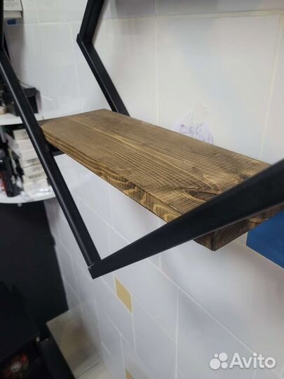 Полка настенная лофт