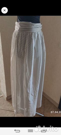 Юбка шелковая