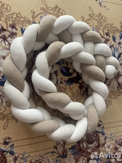 Бортик коса в кроватку + комплект в подарок