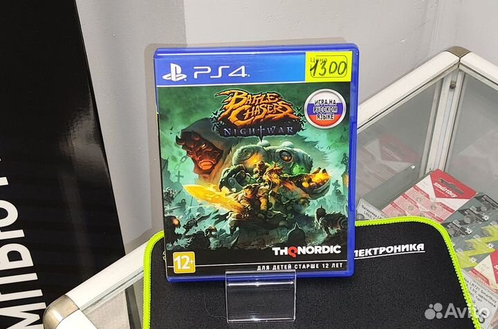 Диск Игра PS4 Battle Chasers: Nightwar