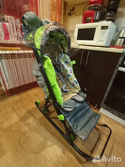 Санки коляска nika