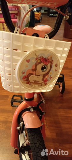Детский велосипед kreiss розовый новый