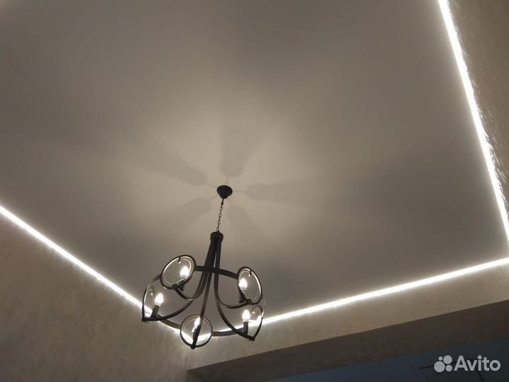 Натяжные потолки тканевые